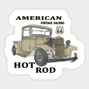 hotrod - vintage racers - 02 Sticker